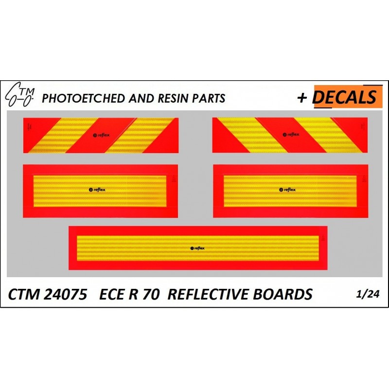 CTM 24075 ECE R 70 Reflective boards