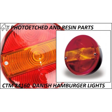 TAIL LIGHTS AND HAMBURGER LAMPS PHOTOETCHED   1/25