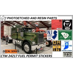 CTM 24217 Fuel permit stickers